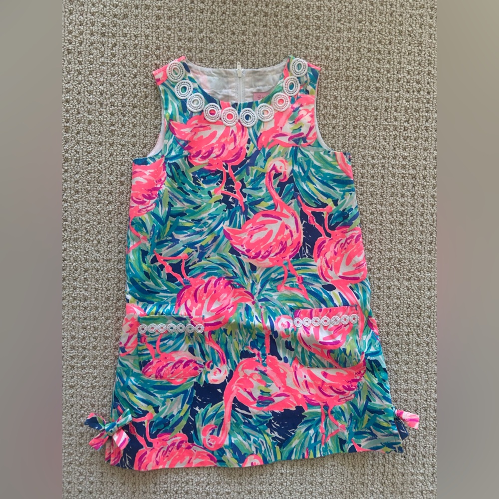 Lily Pulitzer Flamingo Print Sleeveless Dress